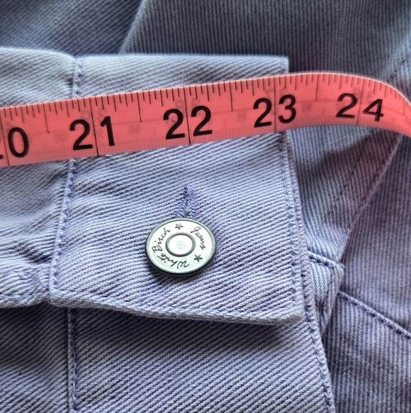 New! White Birch Black label Trucker Jacket Lavender Purple 1X - Picture 9 of 14